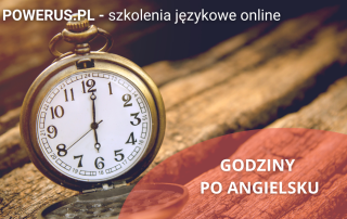 Godziny po angielsku