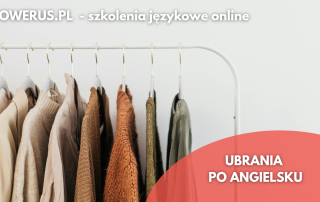Ubrania po angielsku